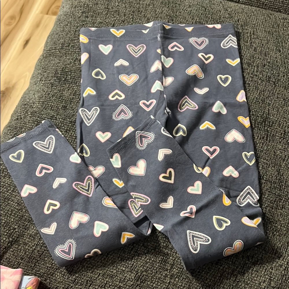 Heart Patterned Leggings